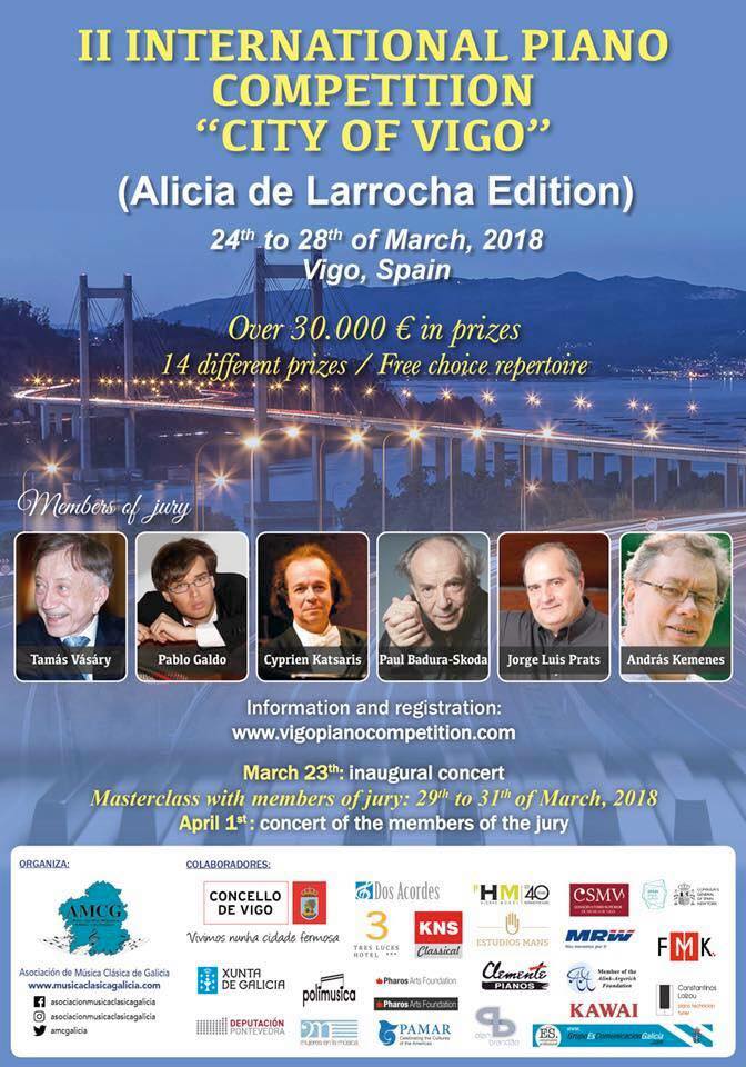 Msica de J. Durn no II Concurso Internacional de piano de Vigo